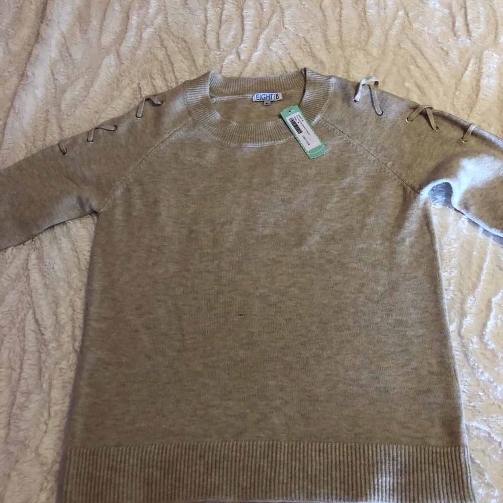 Heather oatmeal stitch fix sweater